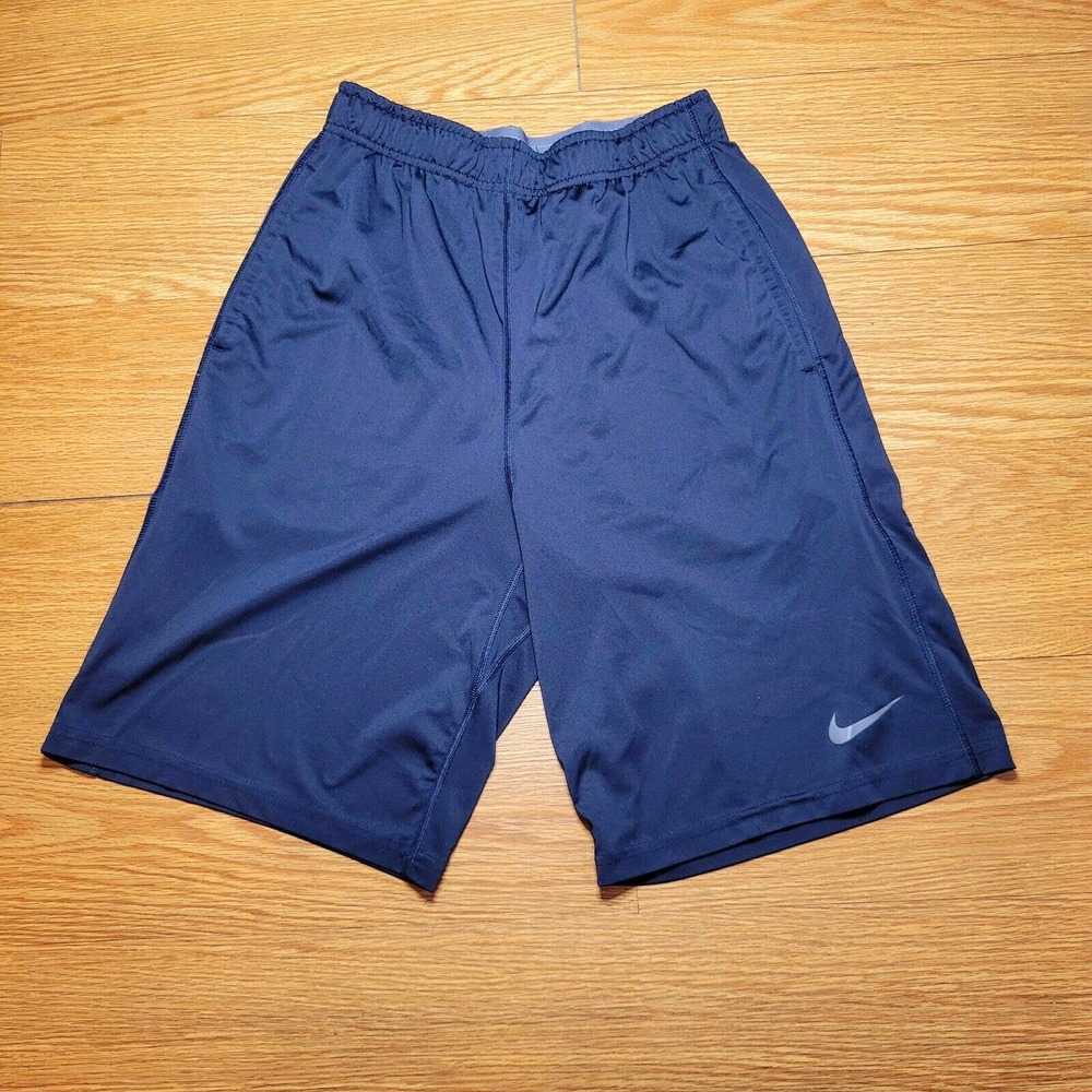 Nike Dri-fit Men Training Draw String Shorts with Pockets Size Small Black